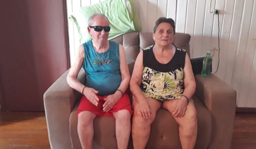 Irmãos deficientes visuais fazem apelo para conseguir reformar residência em Capitão