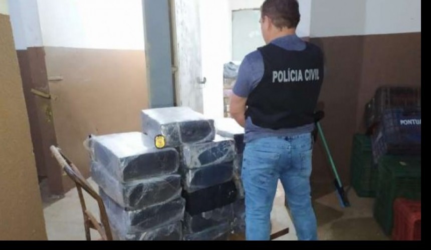 Polícia Civil de Foz do Iguaçu apreende 300kg de maconha