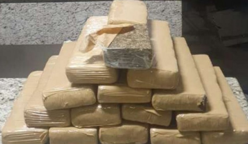 Duas pessoas são detidas com 10,4 kg de maconha em Santa Terezinha de Itaipu