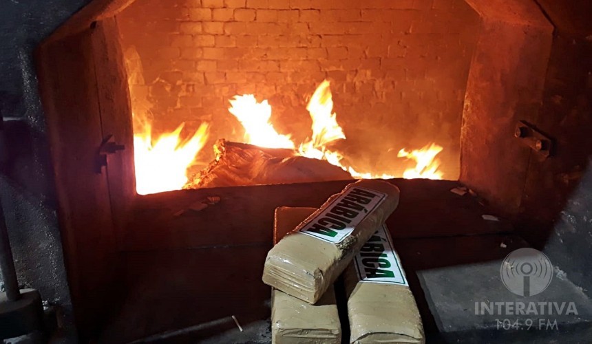 Mais de meia tonelada de droga é incinerada em Capitão