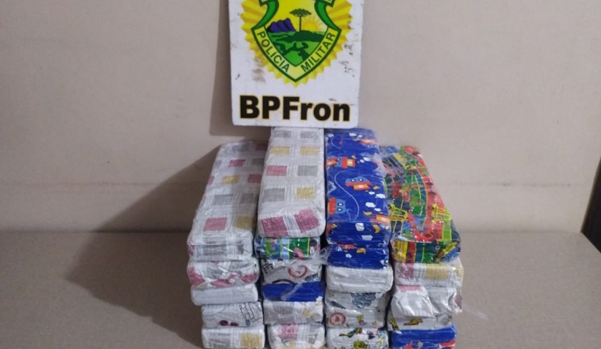 BPFRON apreende droga durante abordagem a ônibus em Realeza