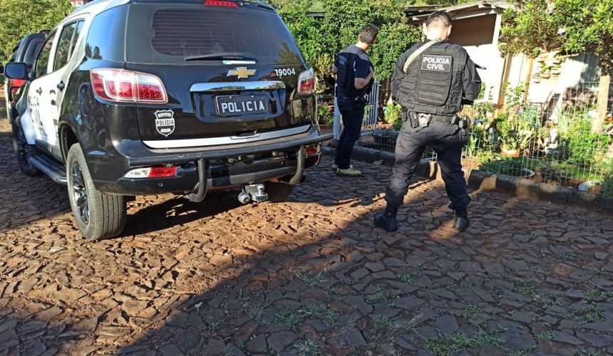 Policia Civil de Capanema cumpre mandados de busca e prisão