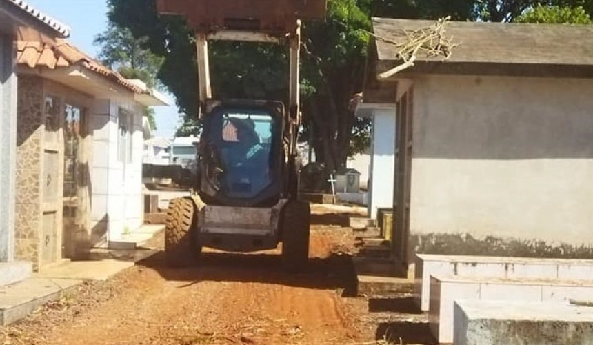 Cemitérios de Capitão começam a ser preparados para o Dia de Finados