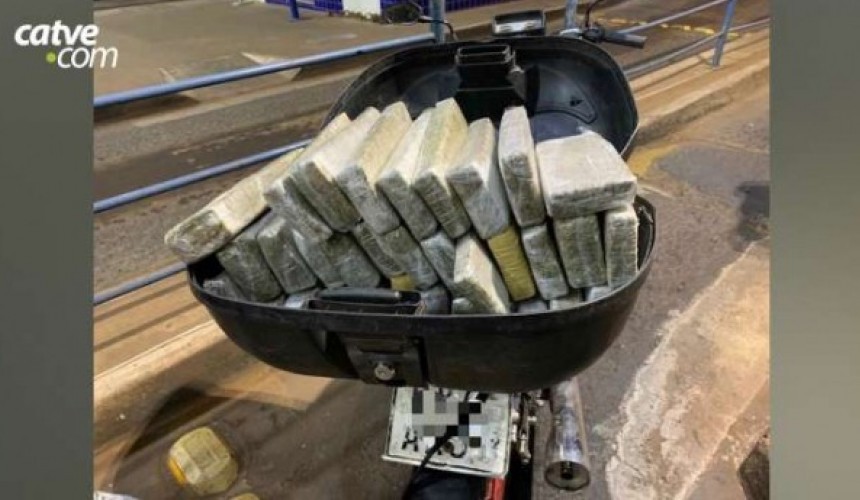 21,6 quilos de maconha são apreendidos na Ponte Internacional da Amizade