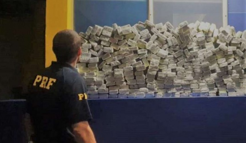 Mais de 300 kg de maconha são apreendidos, em Santa Terezinha de Itaipu