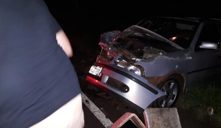 Acidente envolvendo seis veículos é registrado na PR-281, em Santa Izabel do Oeste