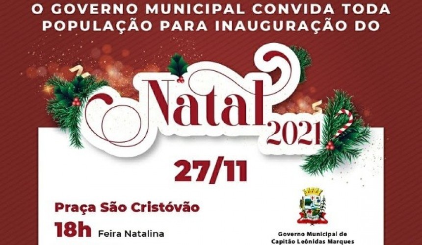 Capitão: Feira Natalina será realizada com produtos produzidos no município