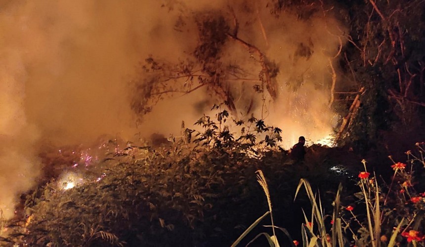 Bombeiros controlam 3 incêndios em menos de 24 horas em Capitão