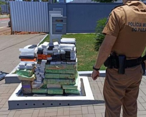 319 kg maconha são apreendidos em Toledo