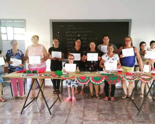 Curso de crochê é encerrado em Capitão