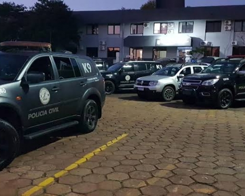 Polícia Civil deflagra operação na manhã desta sexta-feira em combate ao tráfico em Cascavel