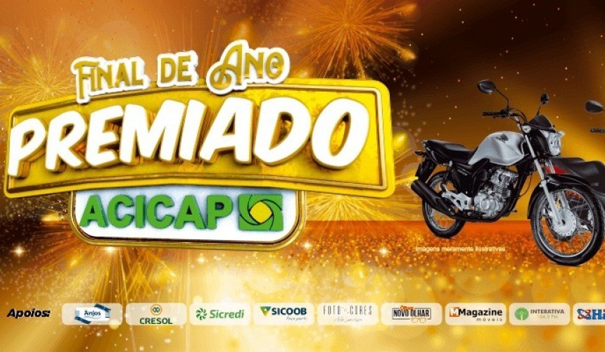 Capitão: Encerrada a campanha Final de ano premiado da ACICAP
