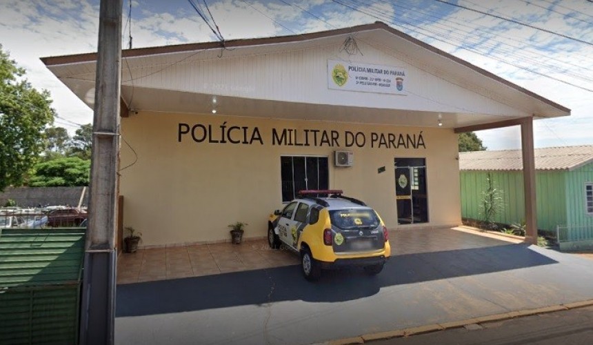 Realeza: Mulher é presa após quebrar vidraça do destacamento da Polícia Militar
