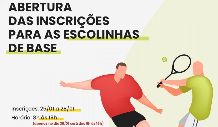 Inscrições para as modalidades esportivas de Categoria de Base iniciam nesta terça em Capitão