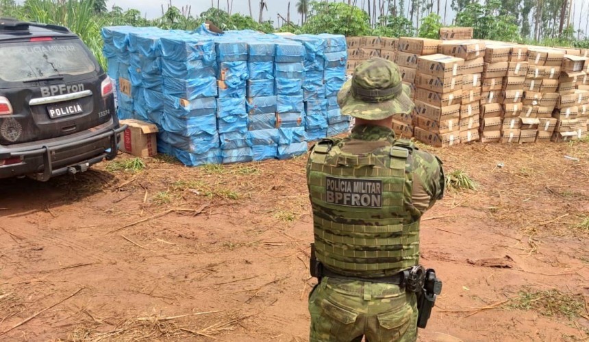 BPFron quadruplica apreensões de contrabando e tira de circulação 41 toneladas de drogas