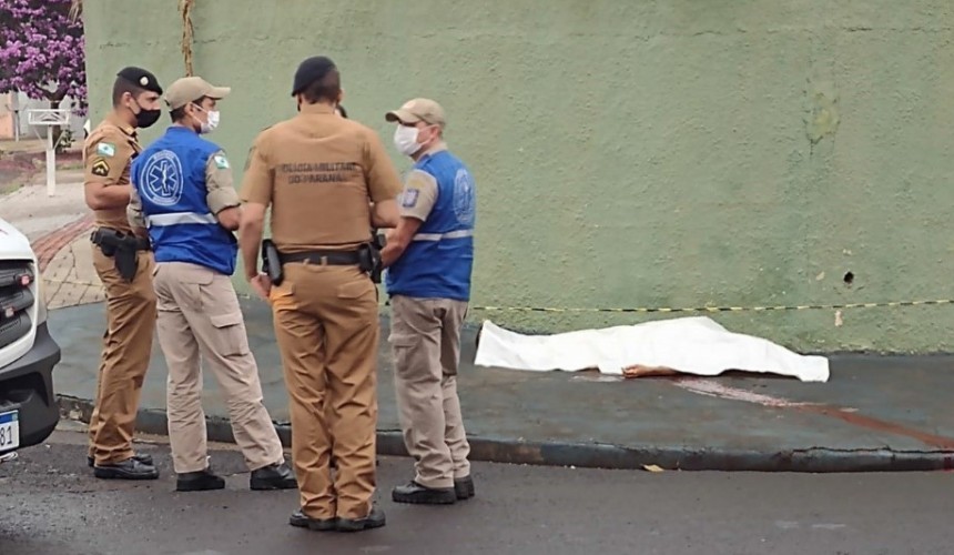 Homem de 43 anos é assassinado com facada no peito em Londrina