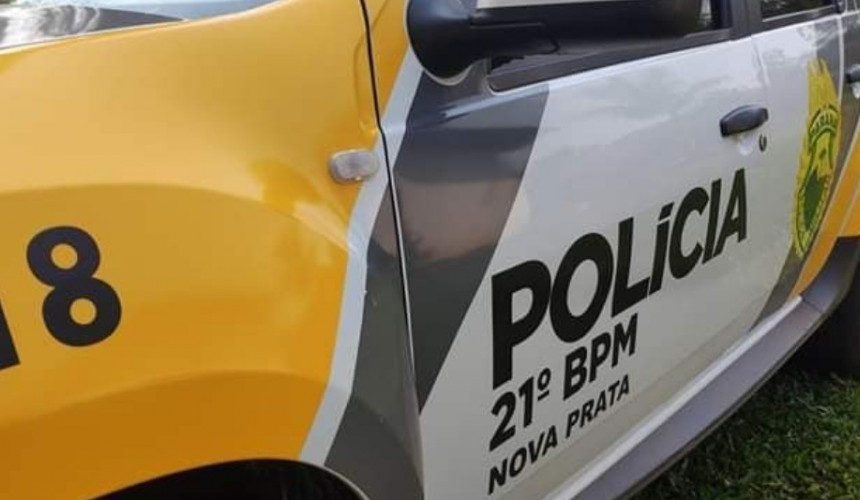 Homem se envolve em acidente com moto furtada e acaba preso em Nova Prata do Iguaçu