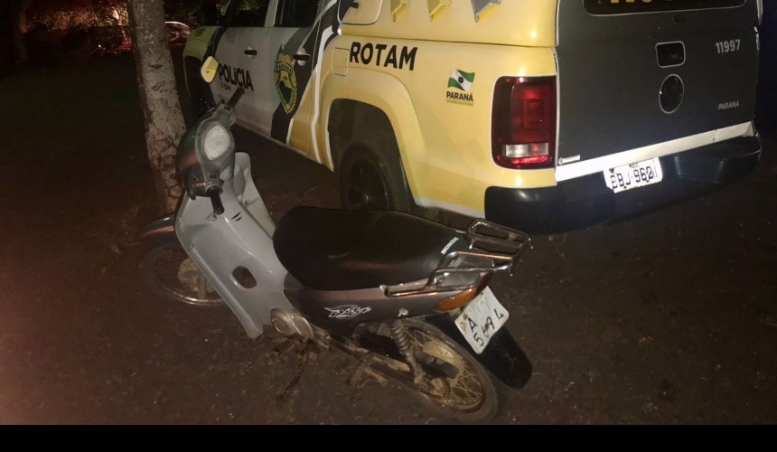 ROTAM recupera moto furtada em Capitão a cerca de 15 anos