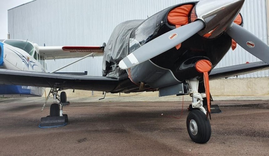 PF do Paraná apreende avião durante operação contra o tráfico no paraná