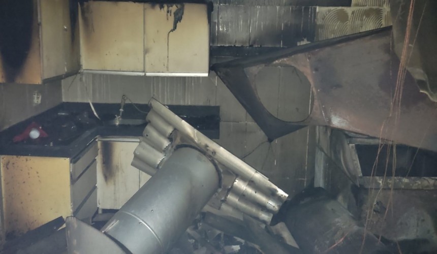 Estabelecimento é tomado por fogo em Boa Vista da Aparecida