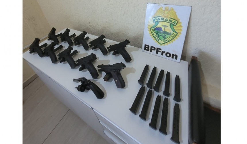 Onze armas de fogo são apreendidas em Matelândia