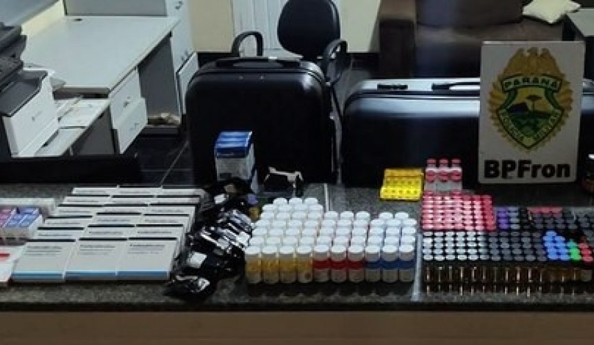 Operação Hórus: BPFron prende em Capitão homem que transportava anabolizantes contrabandeados do Paraguai
