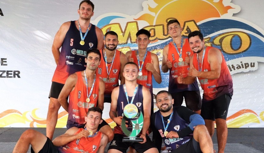 Capitão é campeão do HandBeach masculino em competição disputada em Foz do Iguaçu
