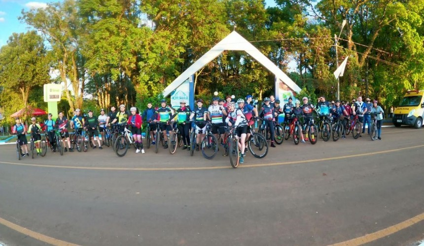 Ciclistas de Capitão participam de etapa regional de pedal em Serranópolis; Próxima etapa será em Santa Lúcia e Lindoeste