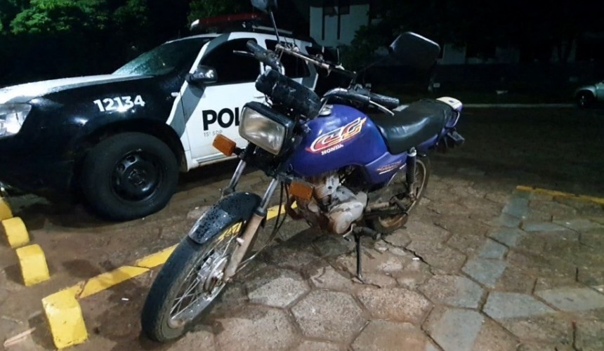 Força Rural de Cascavel detém ladrões e recupera motocicleta furtada em Boa Vista da Aparecida
