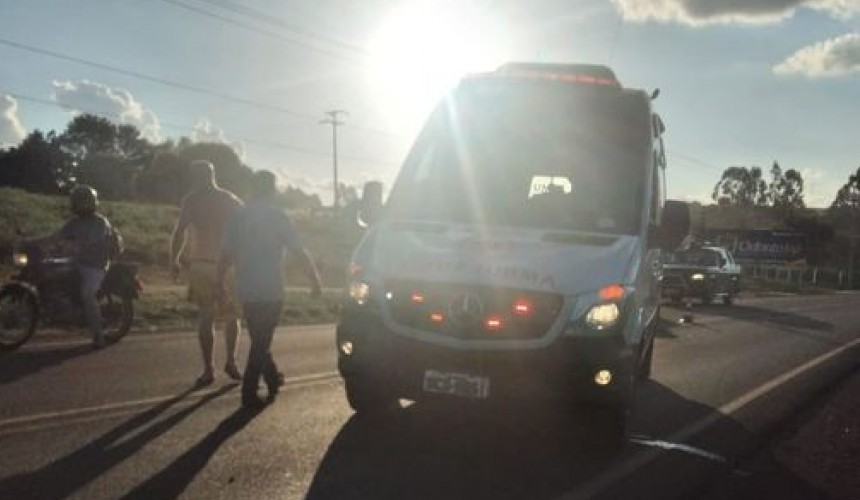 Homem é atropelado na ponte entre Santa Izabel do Oeste e Realeza