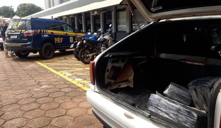 PRF realiza apreensão de maconha em Lindoeste