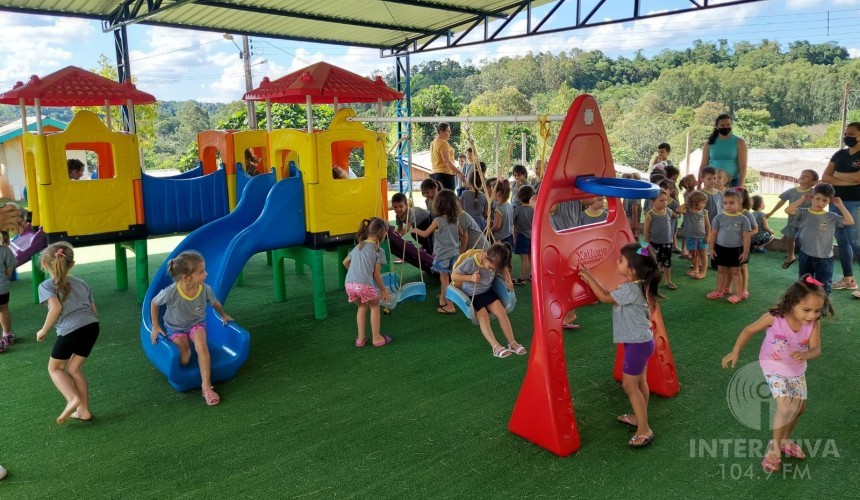 Capitão: CMEI Primavera recebe cobertura para o parquinho