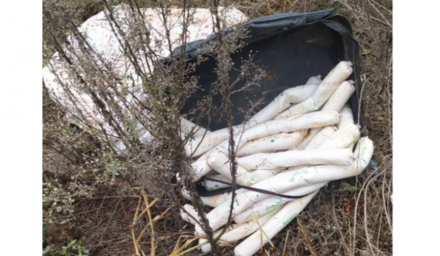 Esquadrão antibombas detona explosivos encontrados em estrada rural de Toledo