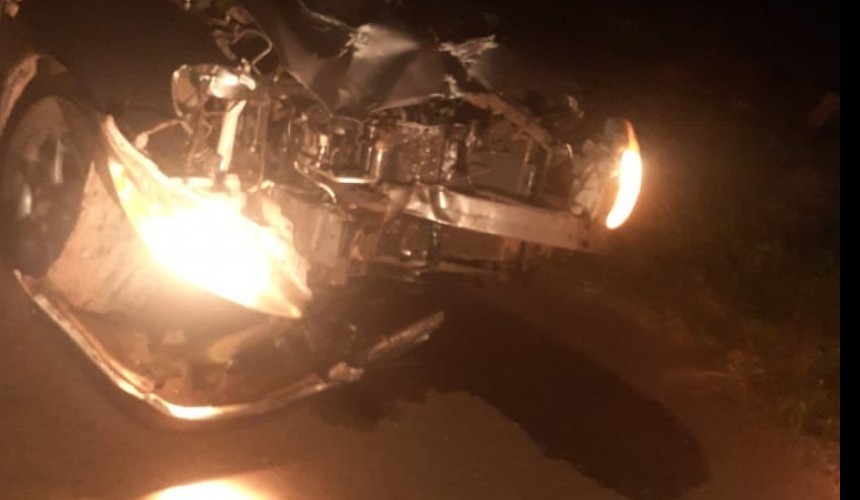 Carro com placa de Capitão se envolve em acidente com vítima fatal em Realeza