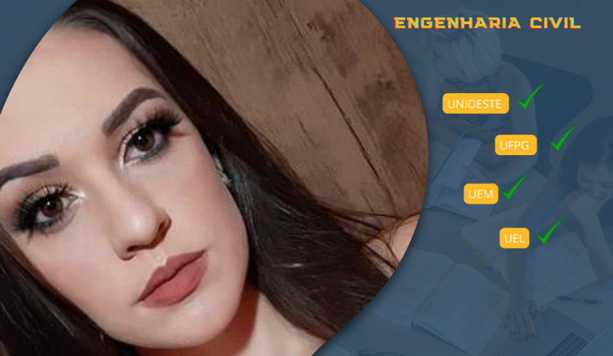 CAPITÃO: Aluna do Colégio do Alto Alegre do Iguaçu é aprovada em quatro universidades estaduais