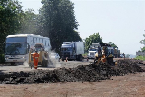 Obras de recuperação da BR-163 entre Cascavel e Marmelândia foram iniciadas