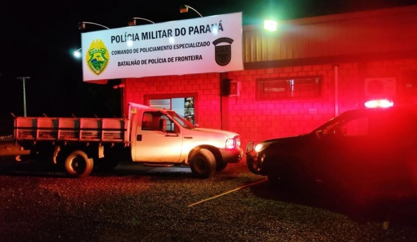 BPFRON e Polícia Federal detém morador de Boa Vista da Aparecida com veículo furtado em Cascavel