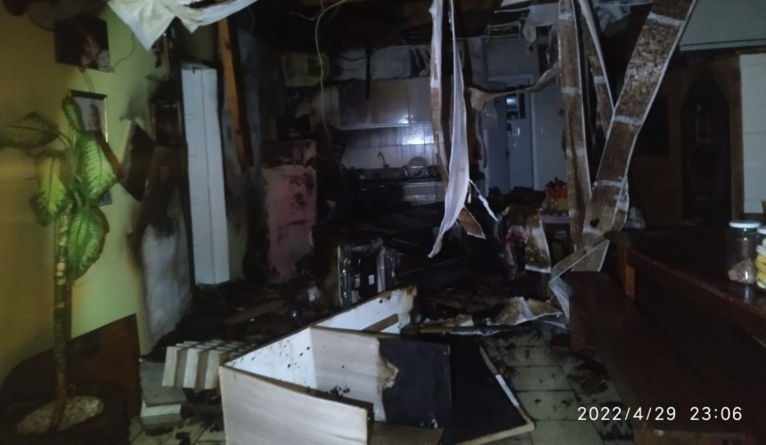 Incêndio em residência é registrado nas Marinas em Boa Vista da Aparecida