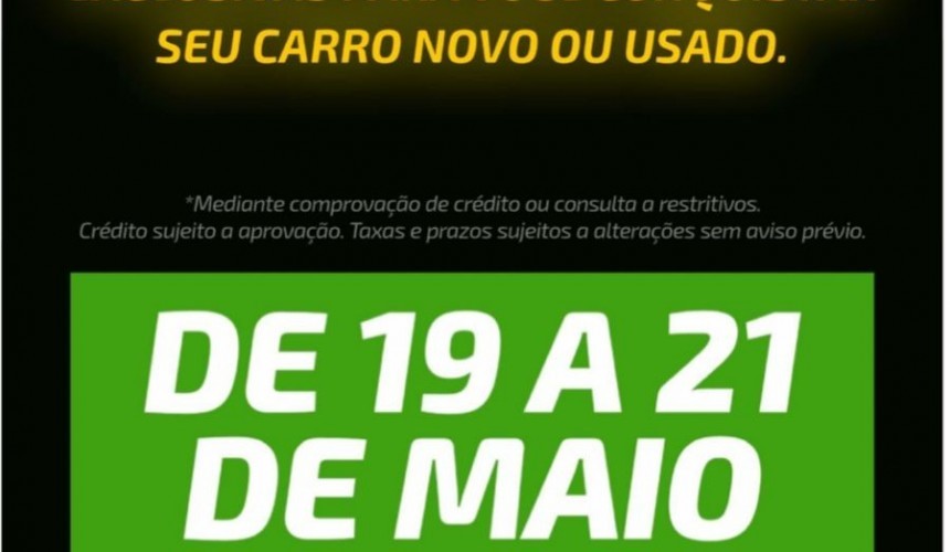 Vem aí o feirão de veículos Sicredi em Capitão