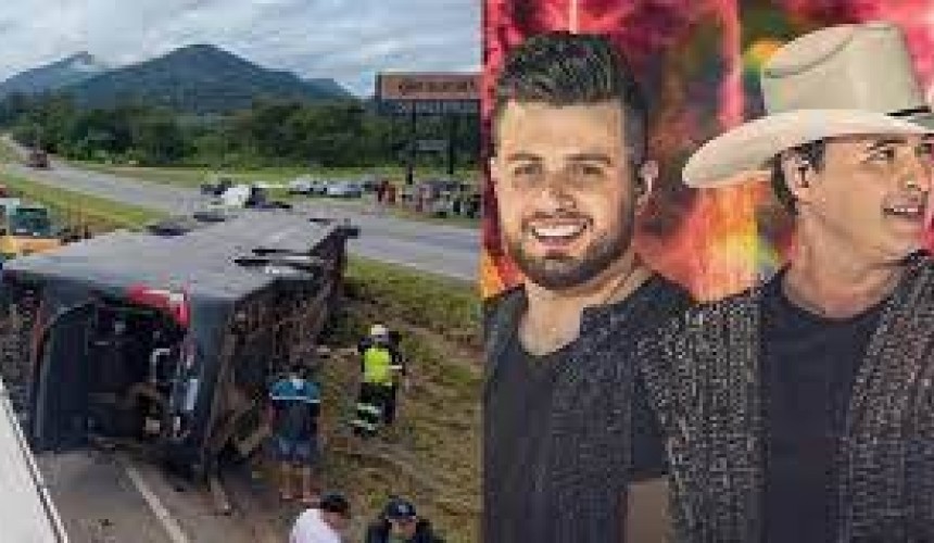 Dupla sertaneja e equipe sofrem grave acidente de ônibus em rodovia no interior de SP; cinco mortes já foram confirmadas