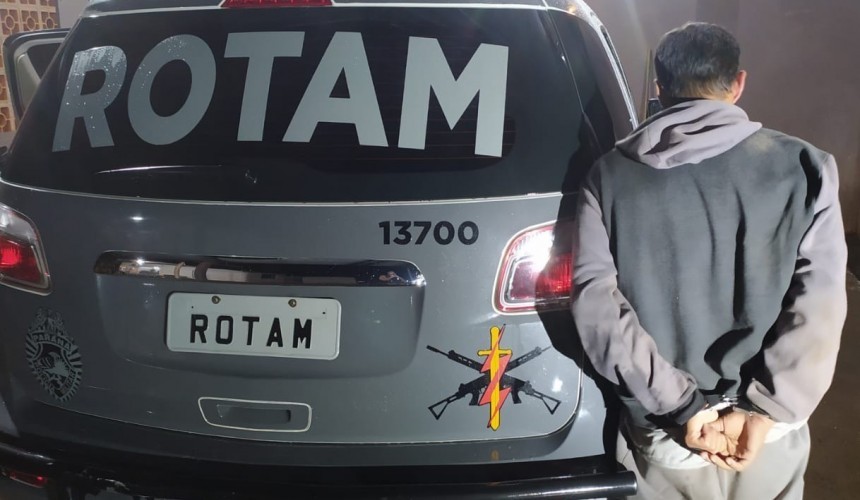 Polícia Militar prende “Bola 8”, bandido com vários crimes no Brasil e na Argentina