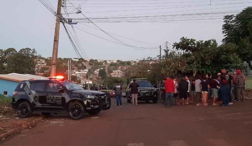 Homem morre durante confronto com a polícia na região Norte de Cascavel