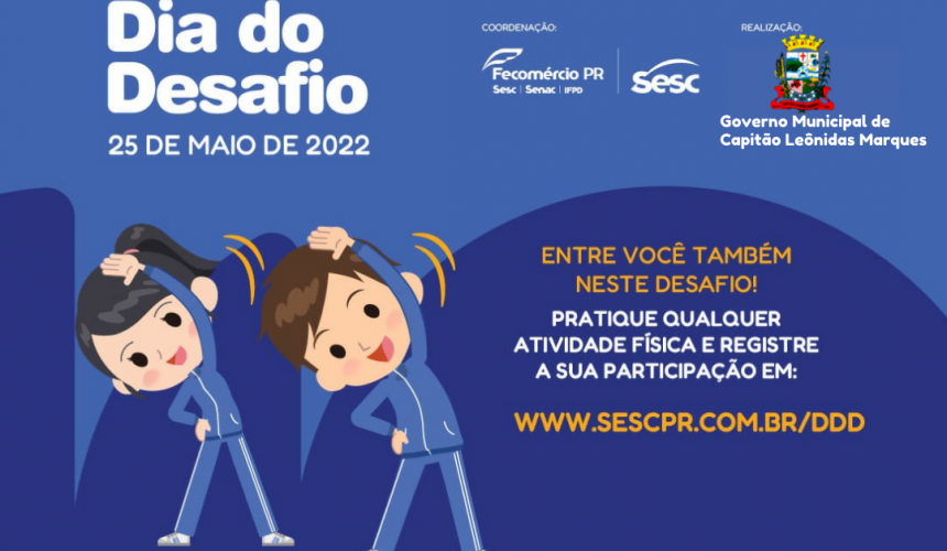 Capitão vai participar da 28ª edição do Dia do Desafio