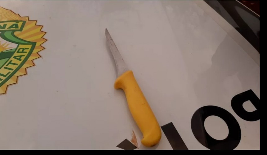 Homem de 28 anos se esfaqueia após discussão familiar no bairro Cataratas em Cascavel