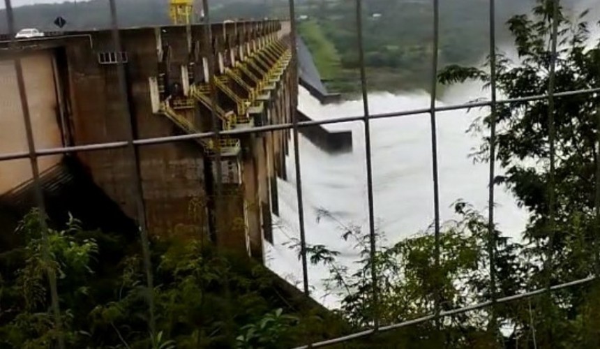 Usina Hidrelétrica de Salto Caxias opera em capacidade máxima