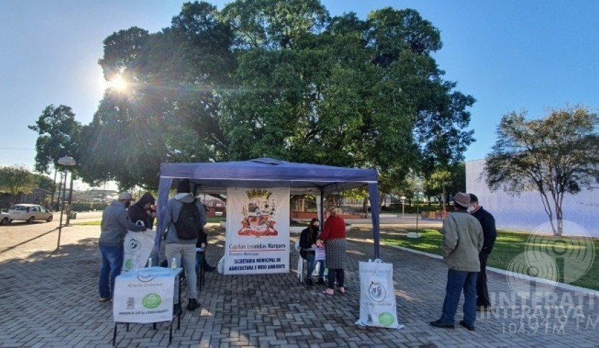 Secretaria de Agricultura e Meio Ambiente irá distribuir Bolsas de Ráfia para os munícipes de Capitão nesta terça-feira