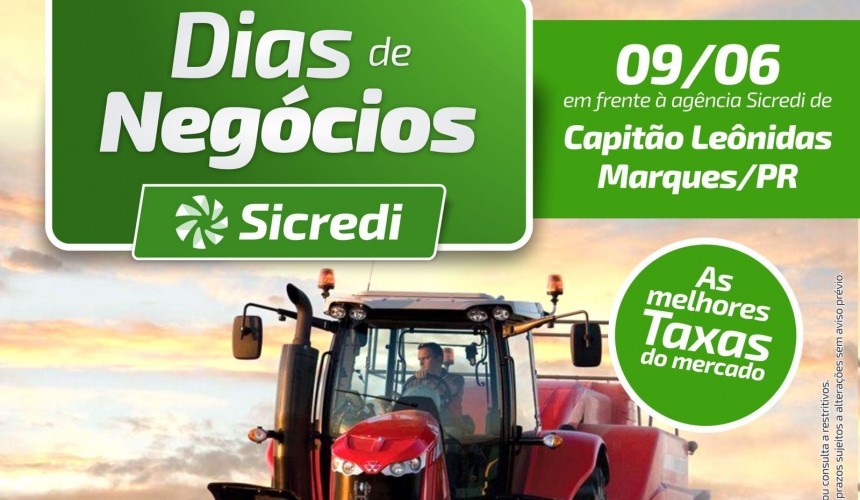 Sicredi de Capitão vai realizar Dia de Negócios Agro