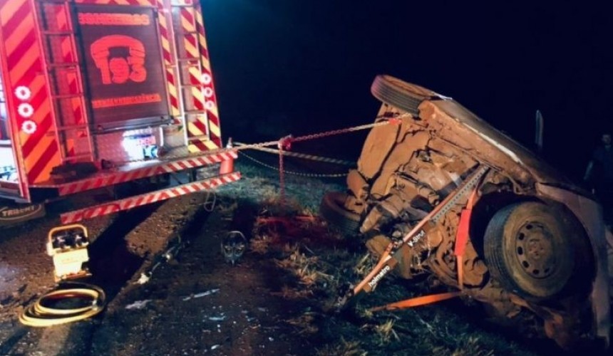 Cinco pessoas morrem em grave acidente na BR 163, em Planalto