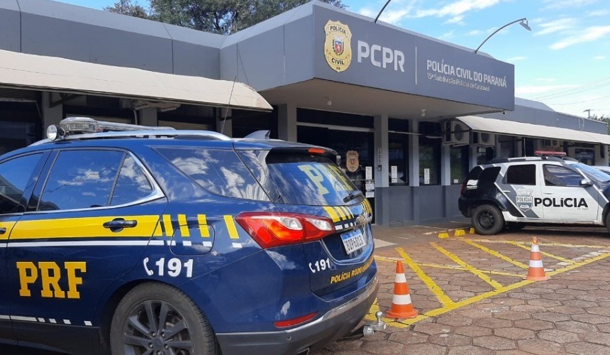 Dois homens que seguiam de Capitão a Corbélia são detidos com mais de 19 kg de maconha