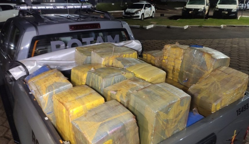 Homem é detido com 920 kg de maconha em Vera Cruz do Oeste